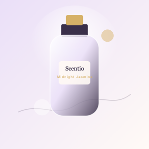 Scentio fragrance bottle visual for midnight-jasmine-elixir